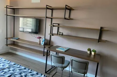 Apartamento á venda em moema  com 36m² 1 dormitórios 2 banheiros