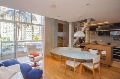 Apartamento duplex alto padrão de 134m² com 2 quartos e 2 vagas à venda