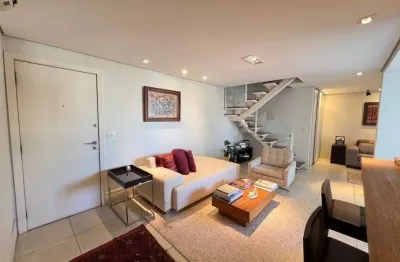 Apartamento duplex na vila nova conceição de 84m² com 2 suítes e 2 vagas à venda