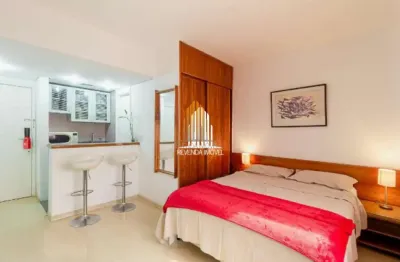 Edifício com 1 dormitórios, 1 suíte, 1 banheiro, 1 vaga, com 24m² esta localizado em moema - sp.