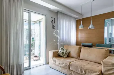 Apartamento na vila olímpia com 57m2 com 1 dormitório e 1 vaga de garagem. conde de monte azul apart