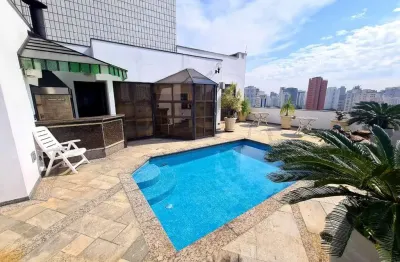 Cobertura de luxo em moema, são paulo-sp: 4 quartos, 4 suítes, 7 banheiros, 7 vagas, 472m²!