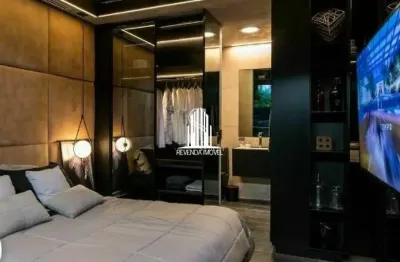 Apartamento de 58m² com 1 dormr, 1 banheiro, 1 vaga na vila olímpia. apartamento de 58m² com 1 dormr