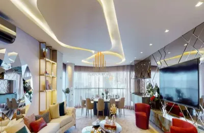 On the sky condomínio localizado na região de perdizes, apartamento de 162m², possui 3 dormitórios,