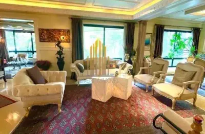 Condomínio edifício giardino di sorrento em panamby, apartamento de 350m² com 4 suítes, piscina, 4 v