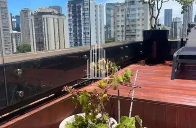 Cobertura à venda em Cidade Monções, São Paulo-SP: 3 quartos, 1 suíte, 2 salas, 2 banheiros, 1 vaga, 110m².