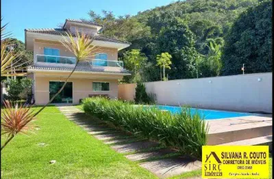 Recanto de itaipuaçu-casa 3 quartos, piscina-r$880 mil