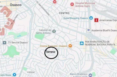 Terreno à venda na Rua Cláudio Manoel da Costa, Vila Osasco, Osasco