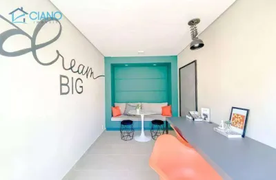 Apartamento com 1 dormitório para alugar, 24 m² por r$ 2.750,00/mês - mooca - são paulo/sp