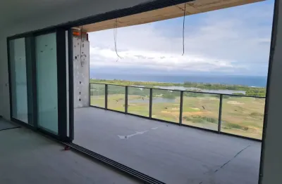 Apartamento no oceana golf maior planta - vista campo de golf