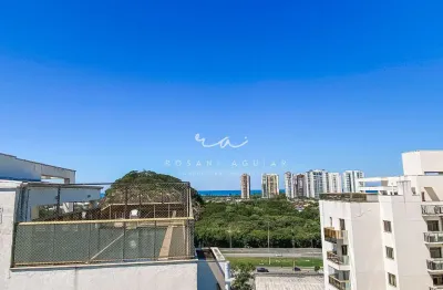 Cobertura duplex à venda 3 suítes royal blue, na barra da tijuca