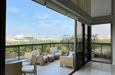 Apartamento de luxo com 267m2 e 4 suítes na península  na barra da tijuca