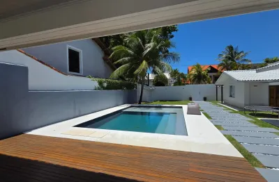Casa duplex de 5 suites em condomínio no recreio dos bandeirantes. moderna, com piscina e área de lazer