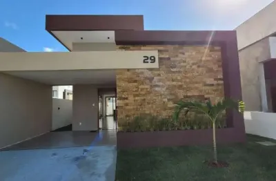 Casa em condomínio fechado com 3 quartos à venda na Rodovia Engenheiro Edilson Távora, 120, Olhos D\'água, Barra dos Coqueiros