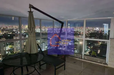 Cobertura duplex alto padrão 4 suítes 4 vgs  à venda, 326 m² por r$ 4.300.000,00 - santana - são paulo/sp