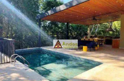 Condominio estancia pq atibaia porteira fechada 6 suítes , 455 m² venda r$ 4.500.000 aluguel por r$ 28.449/mês - atibaia/sp