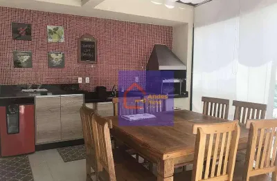 Cobertura duplex  3 suítes 1 master closet duplo varanda gourmet à venda, 246 m² por r$ 2.600.000,00- santana - são paulo/sp