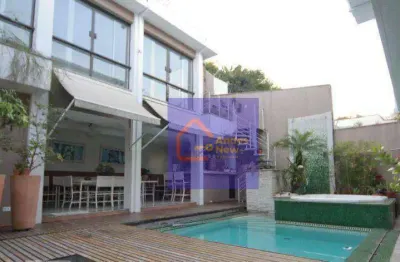 Vivenda em localização privilegiada piscina deck jacuzzi churrasqueira academia 5 suítes closets à venda, 429 m² r$ 4.000.000,00  jardim são bento