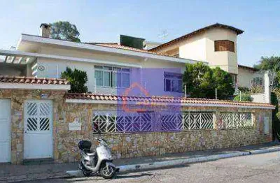 Casa térrea alto padrão 600m² terreno 4 dorms 3 suítes 8 vgs espaço gourmet amplo quintal à venda, 380 m² por r$ 3.000.000,00- jardim são bento /sp