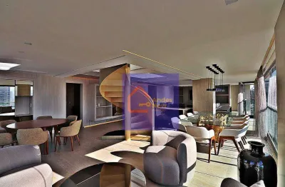 Cobertura nova mobiliada 4 suites 5 vagas  à venda, 325 m² por r$ 7.450.000,00 - santana - são paulo/sp