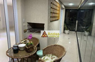 Alto padrão varanda gourmet 170 m² fino acabamento vista panorâmica 3 suítes 1 master 4 vagas prox. av braz leme à venda, por r$ 2.100.000,00- santana