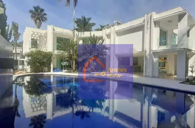 Mansão belíssima aceita permuta coml  6 suítes  à venda, 1191 m² por r$ 16.000.000,00 - riviera de são lourenço - bertioga/sp