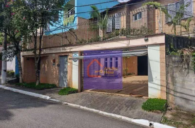Sobrado 3 amplas suítes 5 vagas quintal churrasqueira à venda, 280 m² por r$ 850.000 - jardim virginia bianca - são paulo/sp