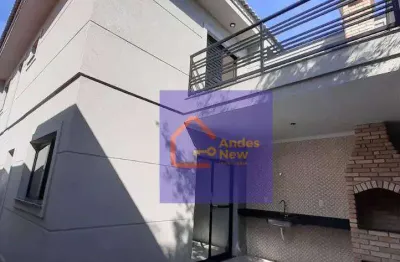 Sobrado novo bairro nobre 3 dormitórios 1 suíte 2 vgs  à venda, 200 m² por r$ 800.000,00- jardim virginia bianca - sp