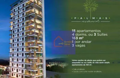 Apartamento 1 por andar com 3 vagas à venda, 176 m² por r$ 2.437.287 - palmas do tremembé - são paulo/sp