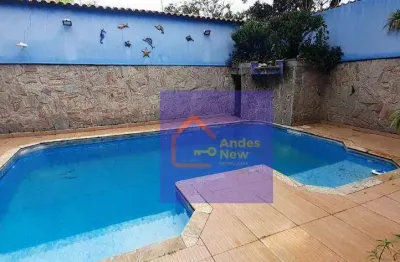 Amplo sobrado  2 dormitórios 1 suíte 3 vagas piscina espaço gourmet sótão energisolar   à venda, 300 m² por r$ 1.500.000 - pedra branca - são paulo/sp