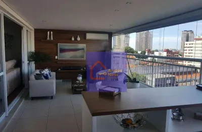 Varanda gourmet fino acabamento 3 amplas suítes 2 vagas lazer total  à venda, 120 m² por r$ 1.750.000 - santa teresinha - são paulo/sp