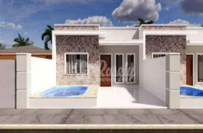 Casa geminada, 2 quarto sendo 1 suite, venda, pontal do paraná