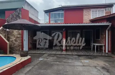 Sobrado com piscina  para locação, balneário ipanema, pontal do parana - pr