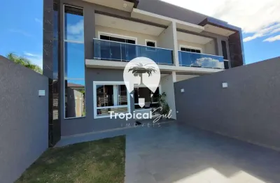Sobrado com 3 dormitórios à venda, shangri-lá, pontal do parana - pr