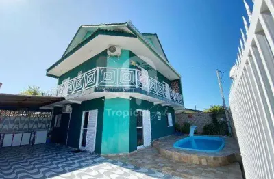Sobrado com 3 dormitórios à venda, ipanema, pontal do parana - pr