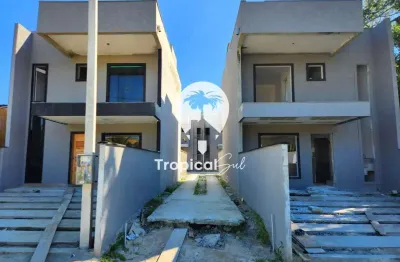 Sobrado com 3 dormitórios à venda, grajaú, pontal do parana - pr