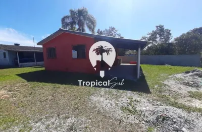 Casa com 2 dormitórios para locação mensal, guapê, pontal do parana - pr