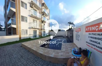 Apartamento com 1 dormitório à venda, leblon, pontal do parana - pr