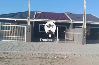 Casa novas com 2 dormitórios à venda, shangri-lá, pontal do parana - pr