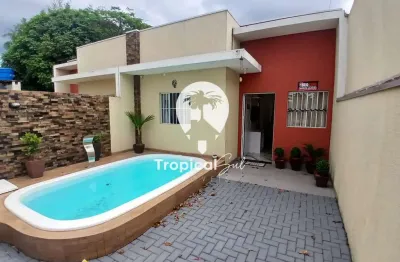 Casa com 2 dorm. para locação temporada, shangri-lá, pontal do parana -pr