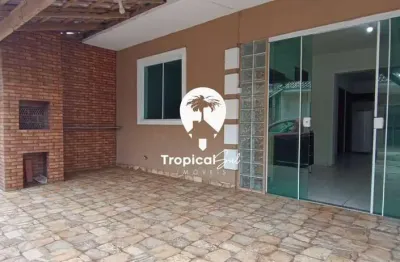 Casa com 03 dormitórios para locação mensal, albatroz, matinhos - pr
