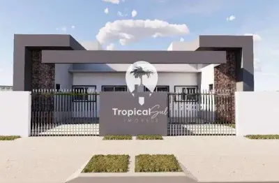 Casa a venda na quadra do mar balneario ipanema, pontal do parana - pr