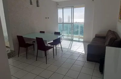 Apartamento 2 quartos mobiliado em ponta negra condominio clube