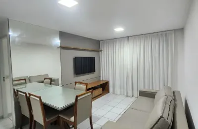 Apartamento mobiliado em ponta negra dois quartos vista mar