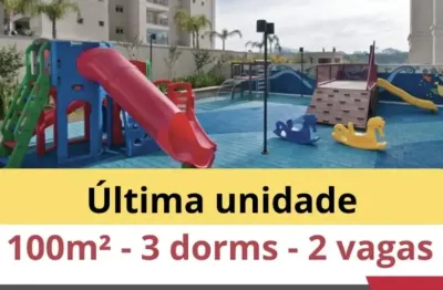 Pronto para morar ultima unidade de 100m² com duas vagas cobertas  / ao lado do shopping maia