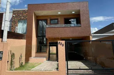 Sobrado com 3 dormitórios à venda, 165 m² por r$ 785.000,00 - morro alto - guarapuava/pr
