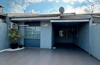 Casa com 3 dormitórios sendo 1 suite à venda, 83 m² por r$ 530.000 - boqueirão - guarapuava/pr