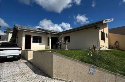 Casa com 3 dormitórios sendo 01 suite, sala comercial  à venda, 128 m² por r$ 450.000 - mirante da serra - guarapuava/pr