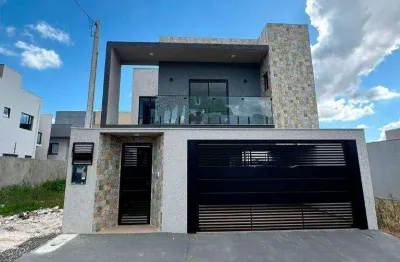 Sobrado com 4 dormitórios sendo 1 suíte à venda, 150 m² por r$ 850.000 - boqueirão - guarapuava/pr