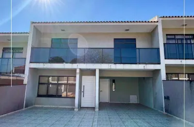 Sobrado com 3 dormitórios para alugar, 163 m² por r$ 3.317,33/mês - trianon - guarapuava/pr